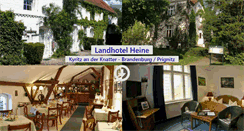Desktop Screenshot of landhotelheine.de